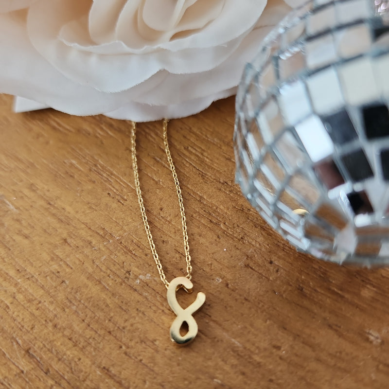 Lowercase Intial Necklace