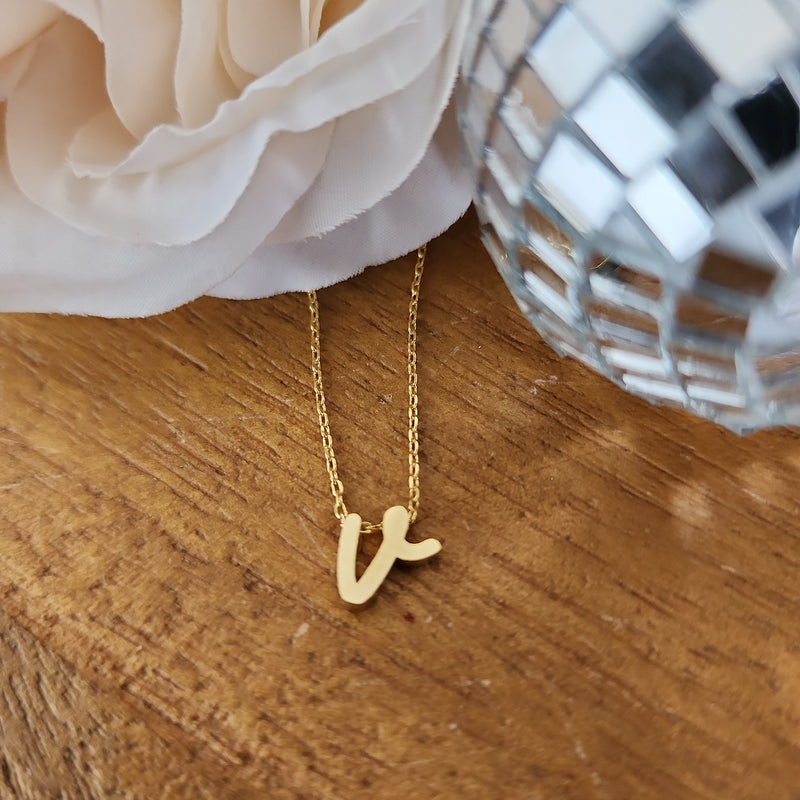 Lowercase Intial Necklace
