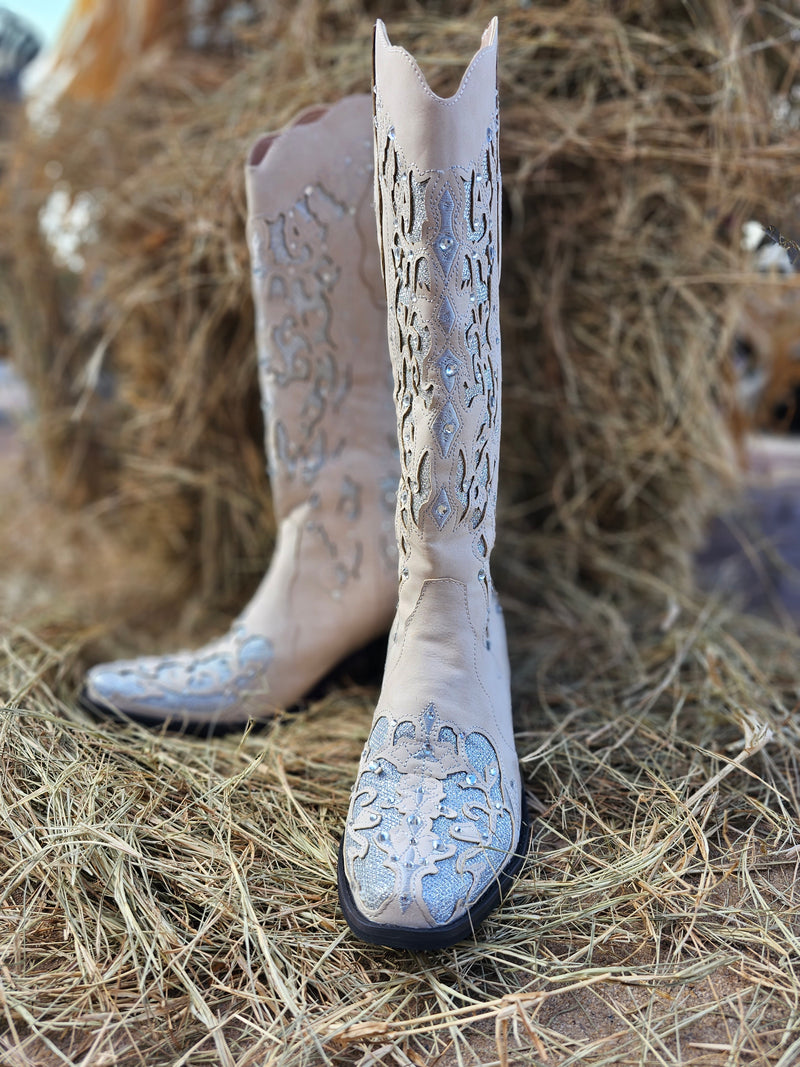 Glitter Inlay Boots