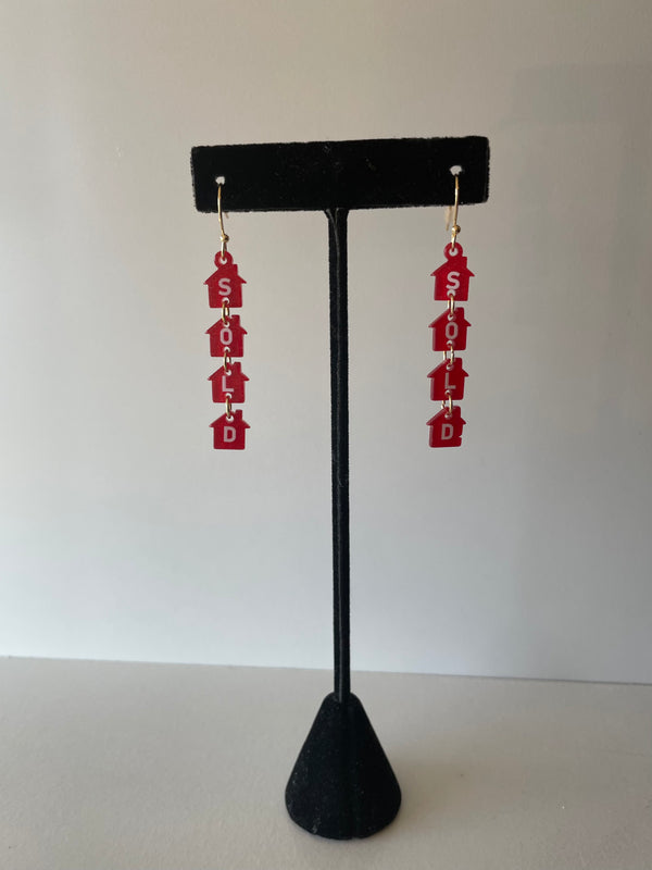 Connected House & Sold Earrings