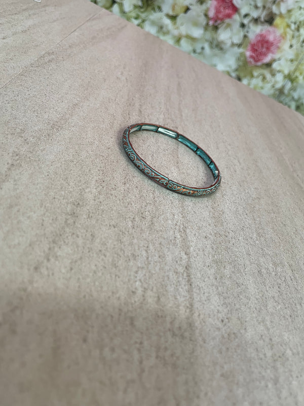 Thin Turquoise Western Bracelet