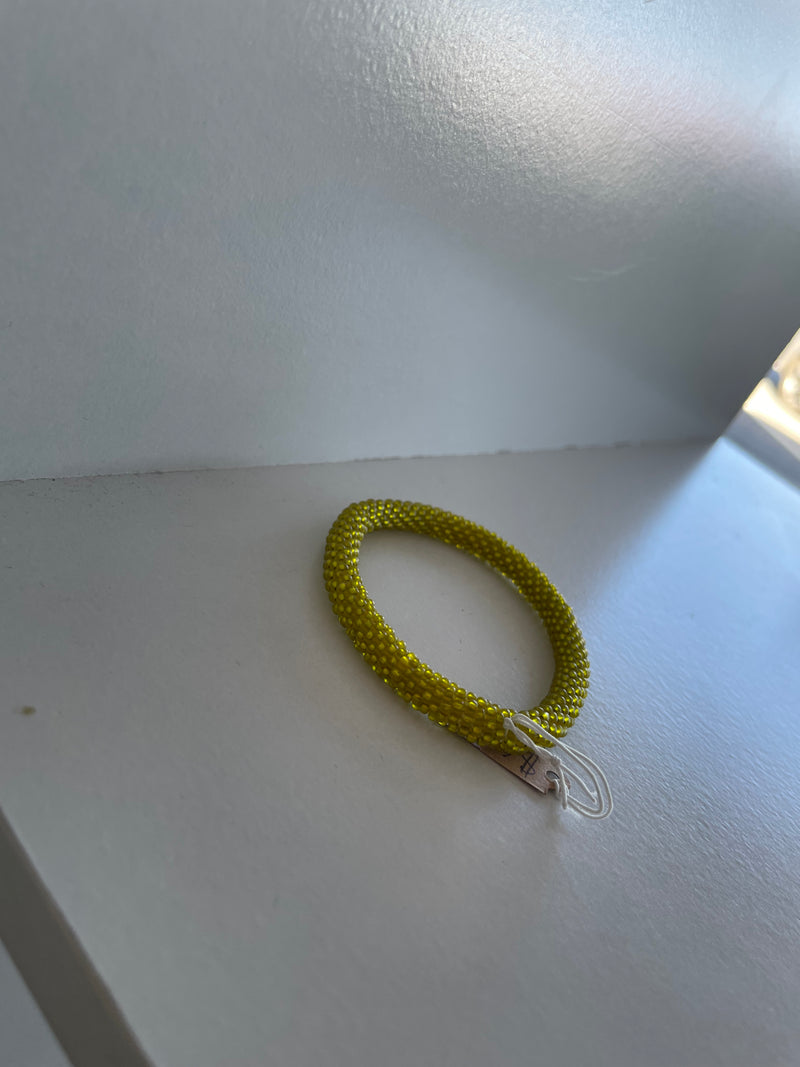Lime Beaded Bracelet