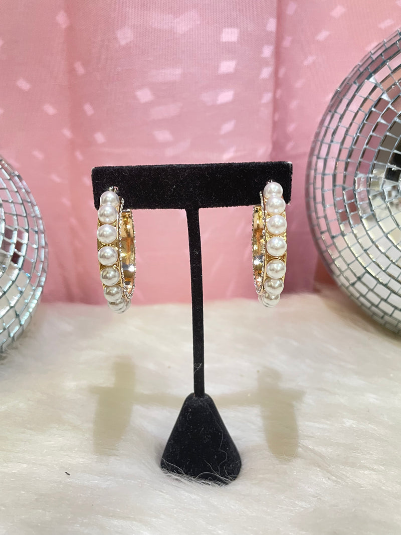 Gold/Pearl Everyday Hoops