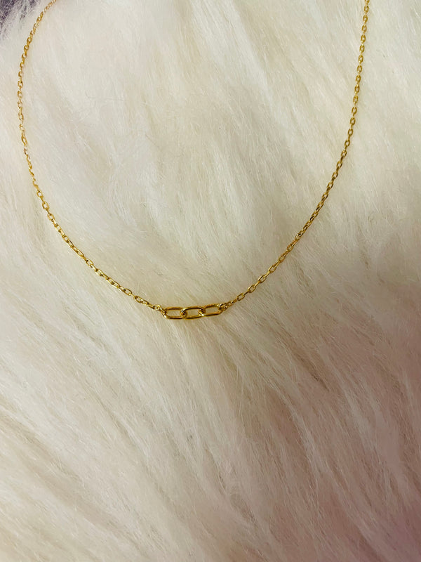 Gold Lily Necklace