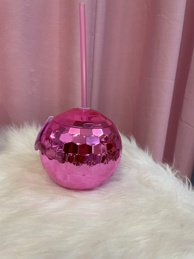 Barbie Disco Ball Party Sipper