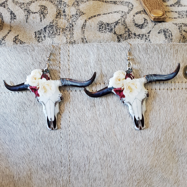 Tram Road Bull Head Earrings
