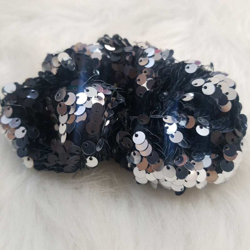 Sequined scrunchies