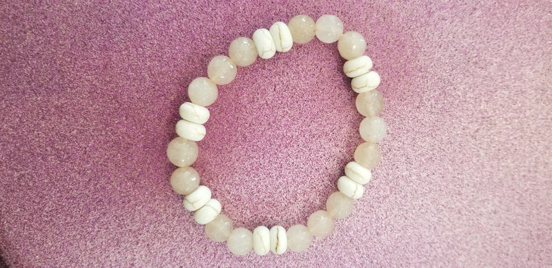 Marble Grey and White Bracelet