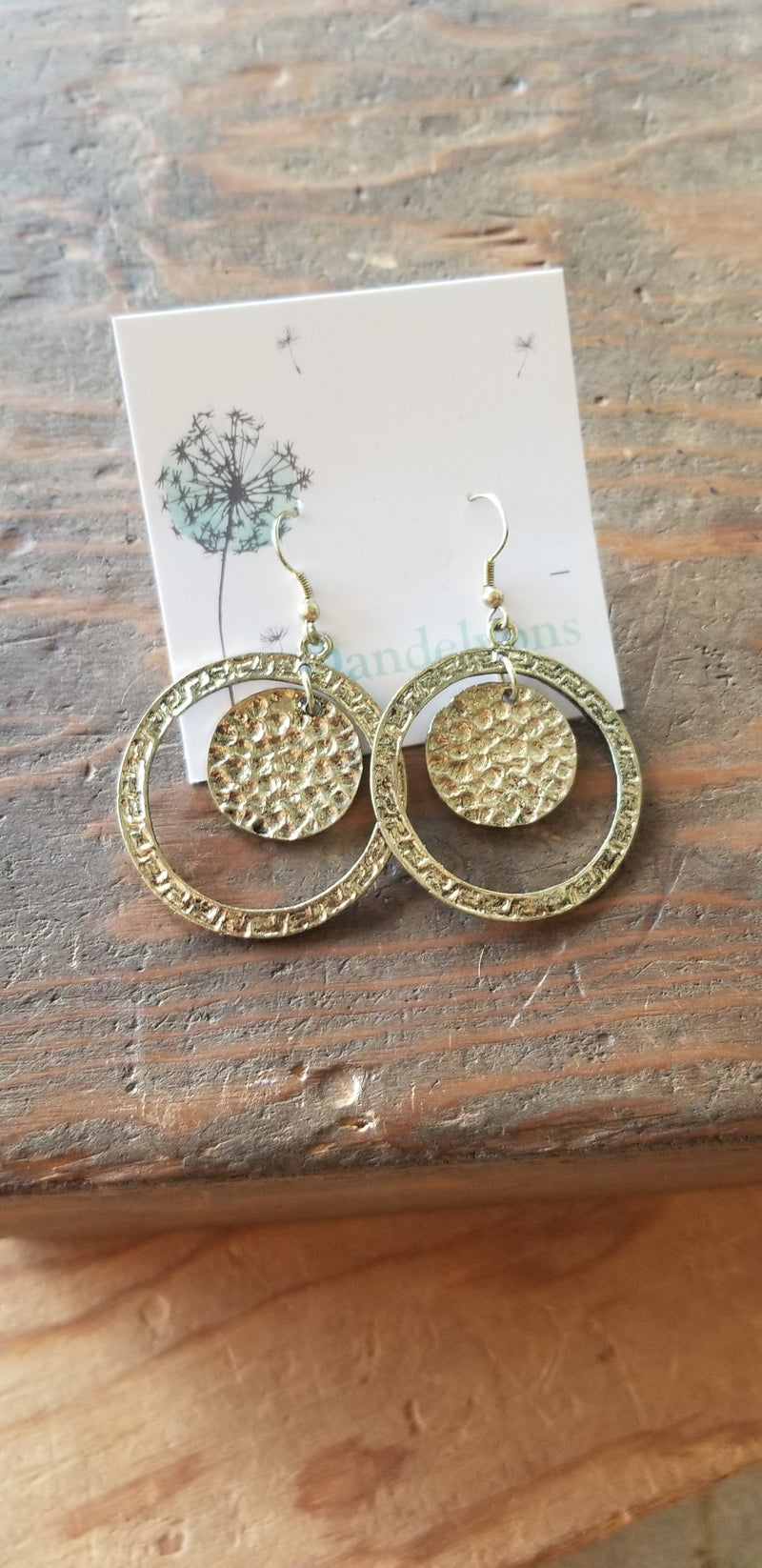 Intricate patterned earrings