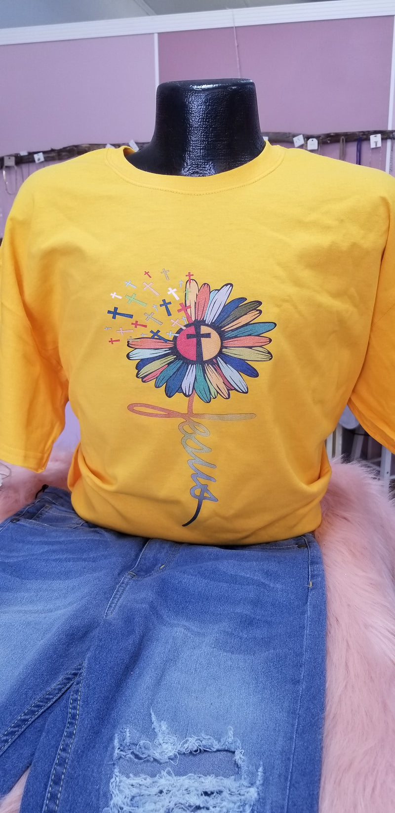 Sunflower Cross T-shirt