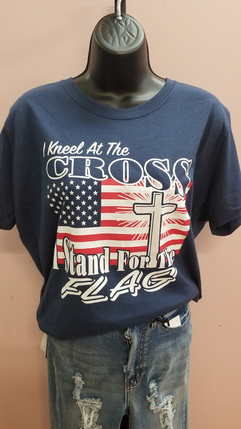 I Kneel at the Cross, I Stand For the Flag