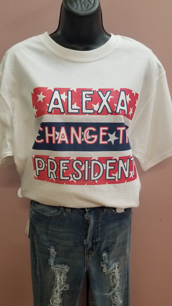 Alexa Change The President