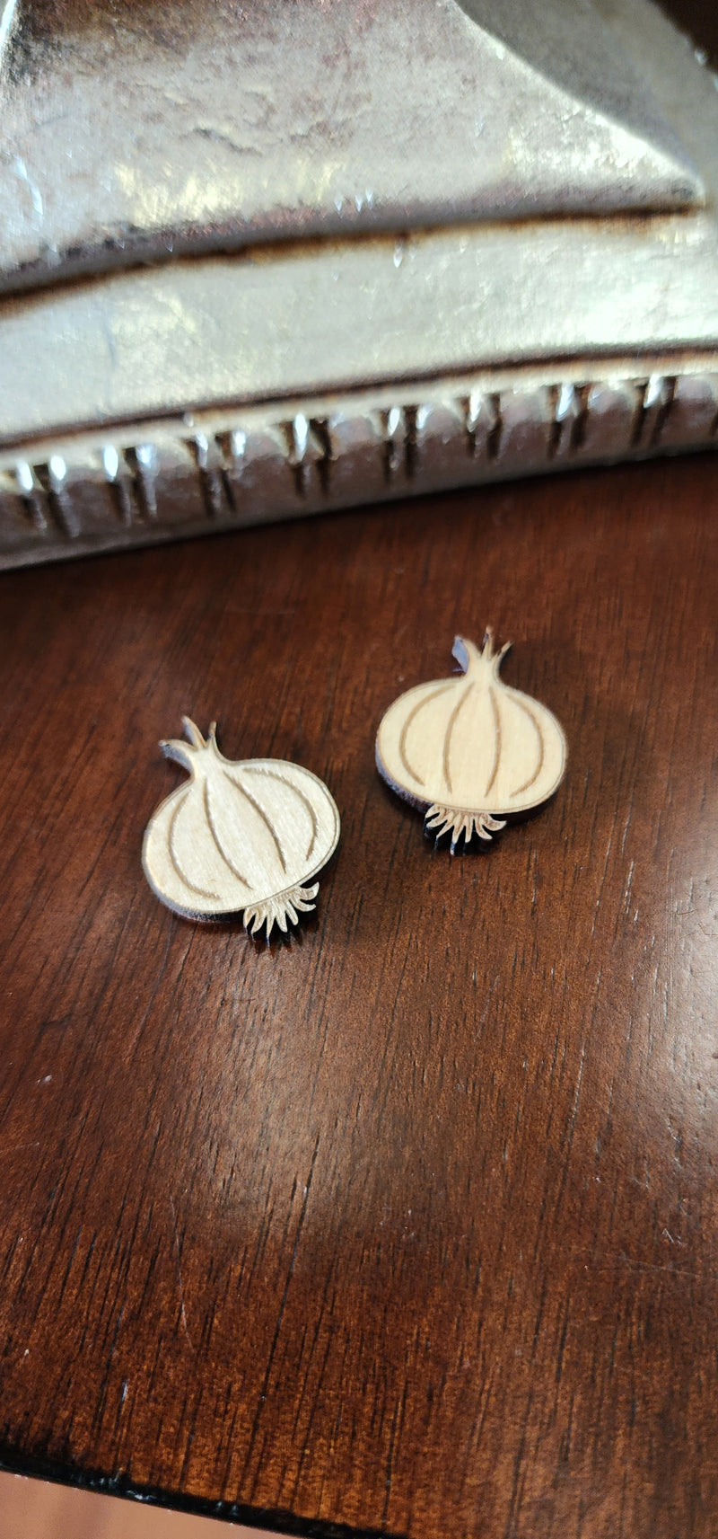 Onion earrings