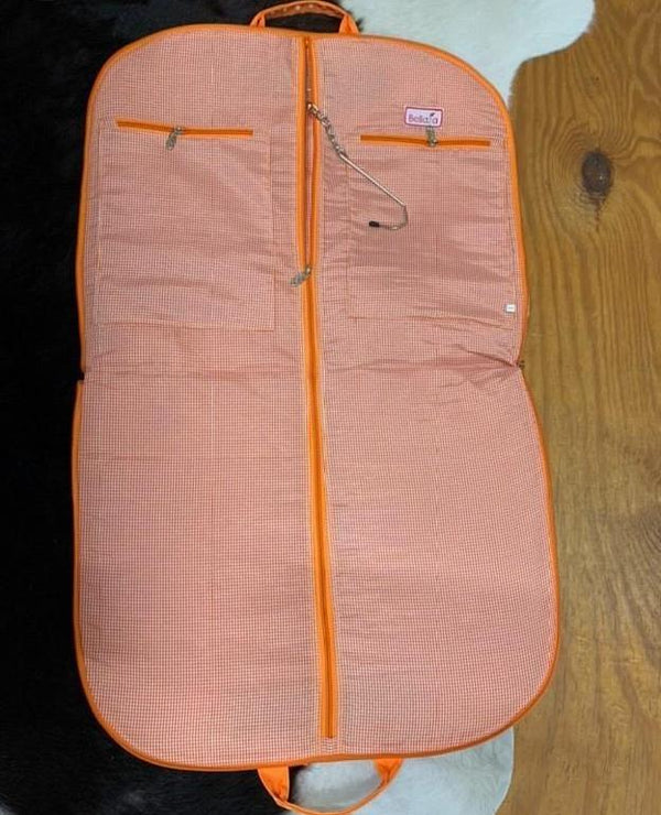 Orange Polka Dot Garment Bag