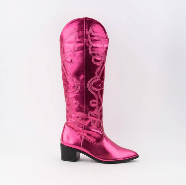 Malena Fuchsia Cowgirl Boots