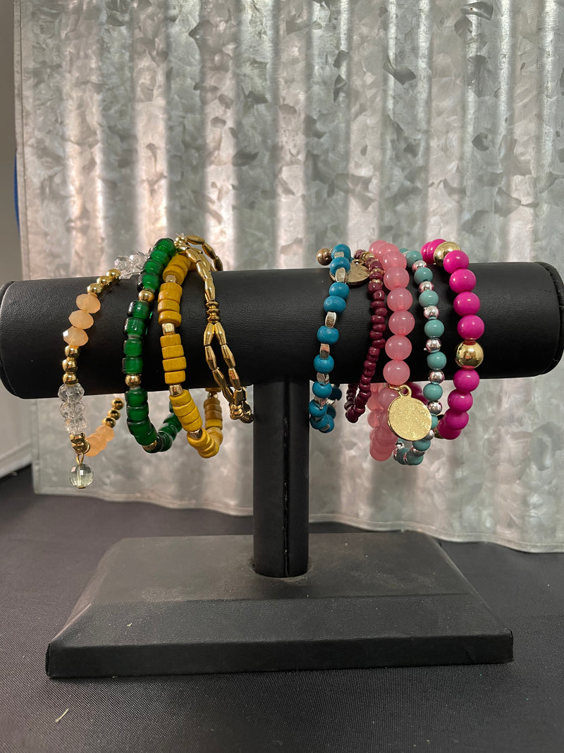 Boho Style Bead Bracelets