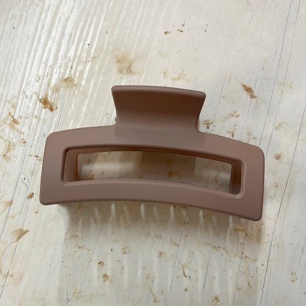 Square Matte Hair Claw