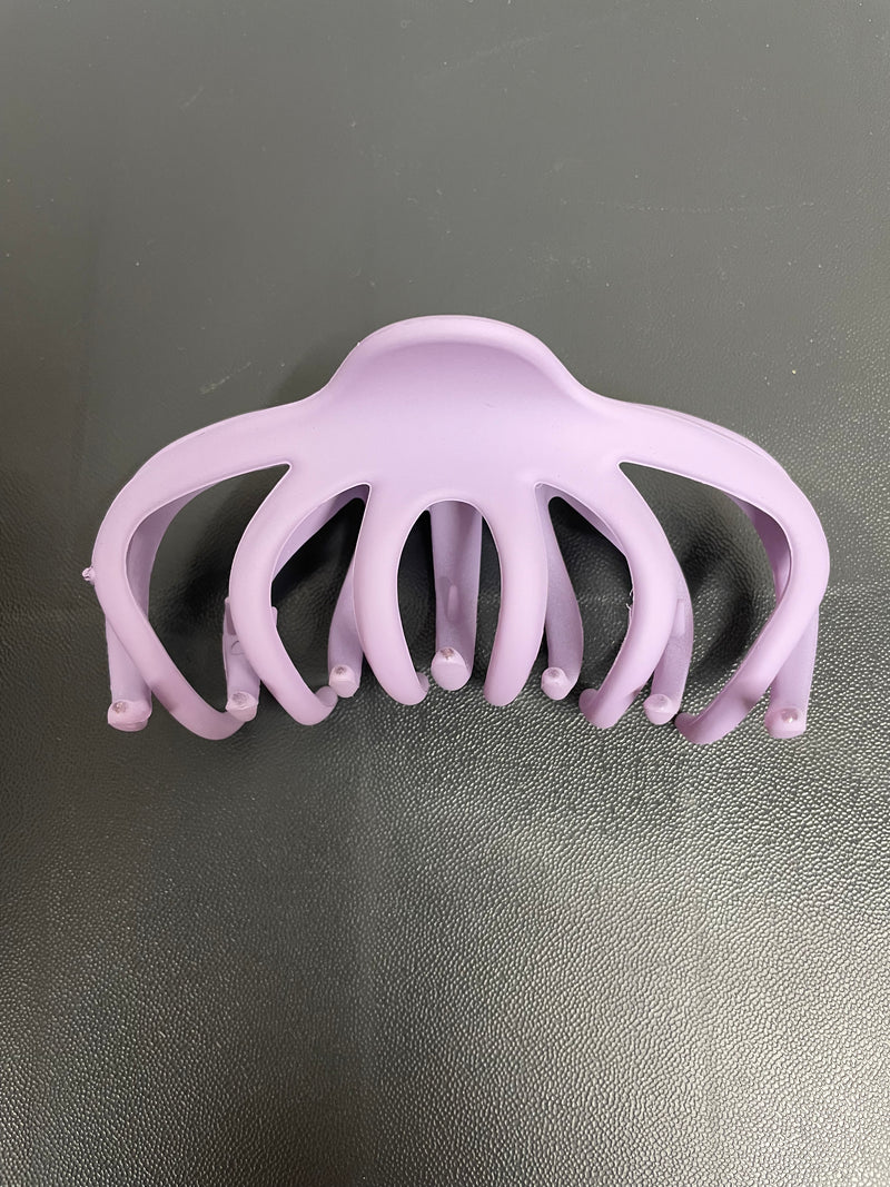 Purple Octopus Style Hair Claw