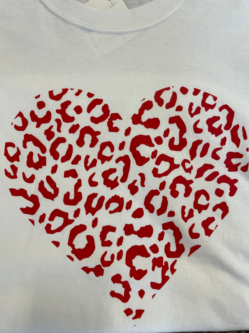 Red Leopard Heart