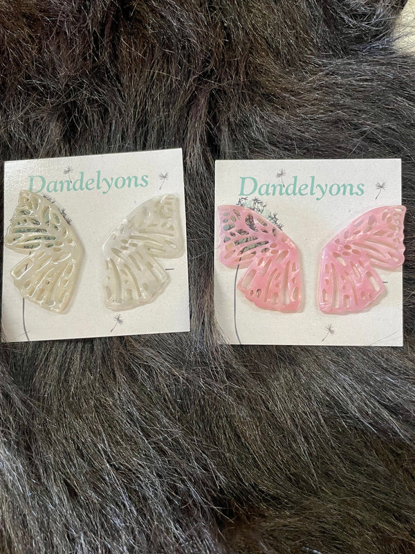 Acrylic Butterfly Earrings
