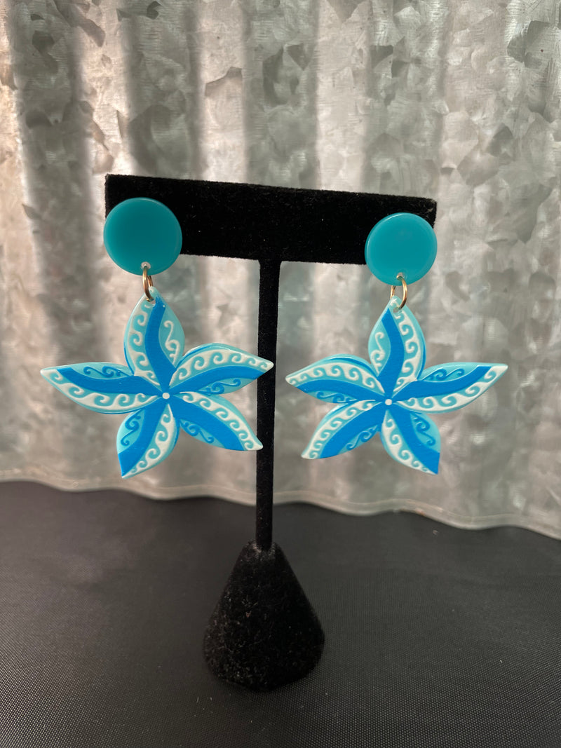Acrylic Flower Earrings