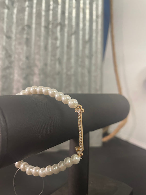 Pearl Initial Bracelets