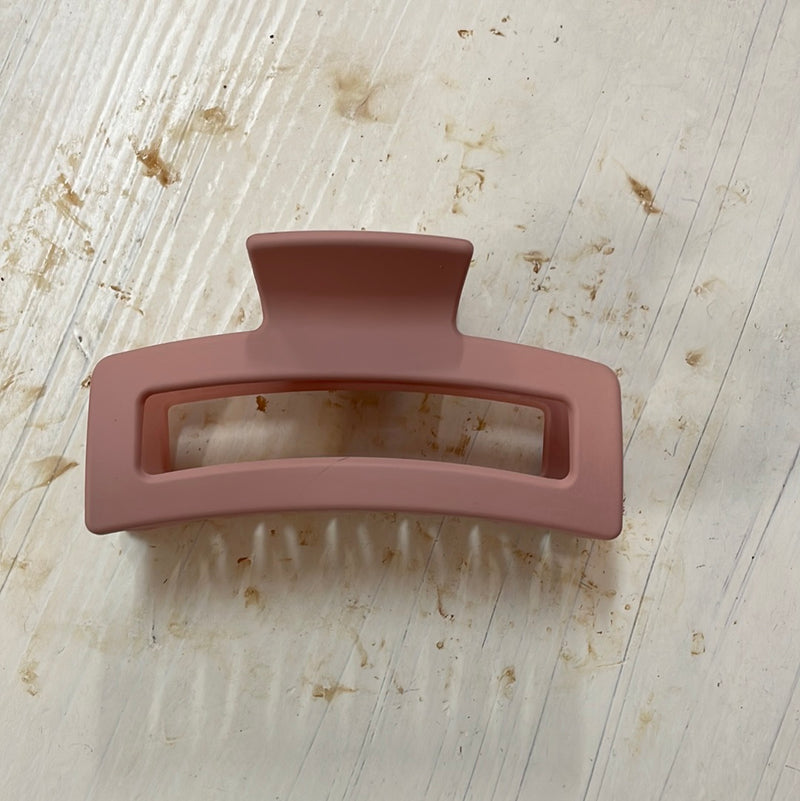 Square Matte Hair Claw