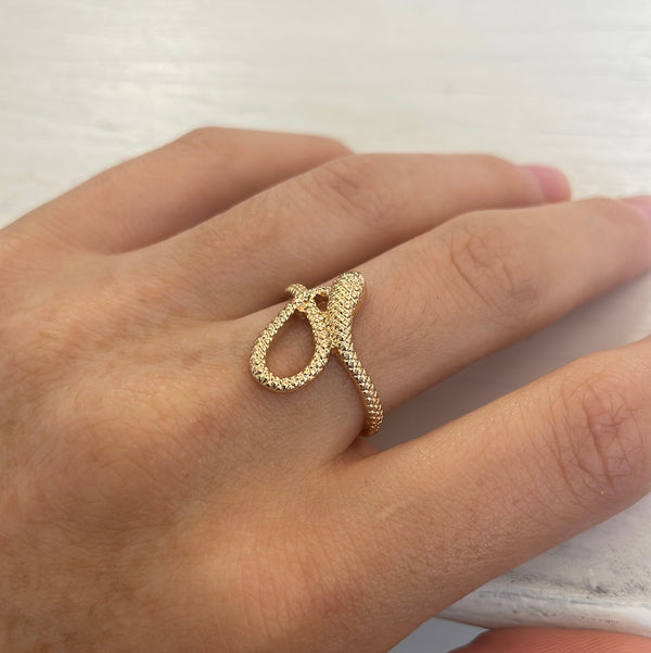Snake Textured Ring