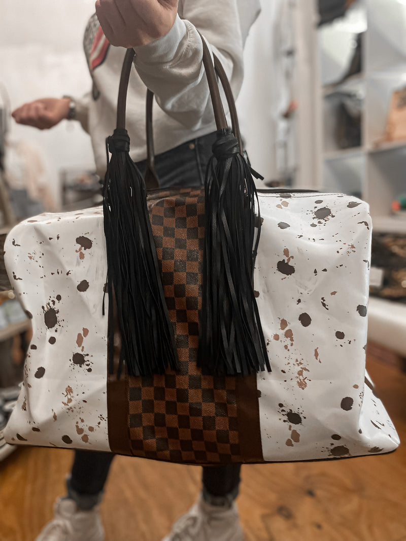 Cowhide Purse With Louis Vuitton
