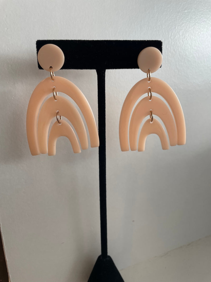 Three Tier Arch Earrings
