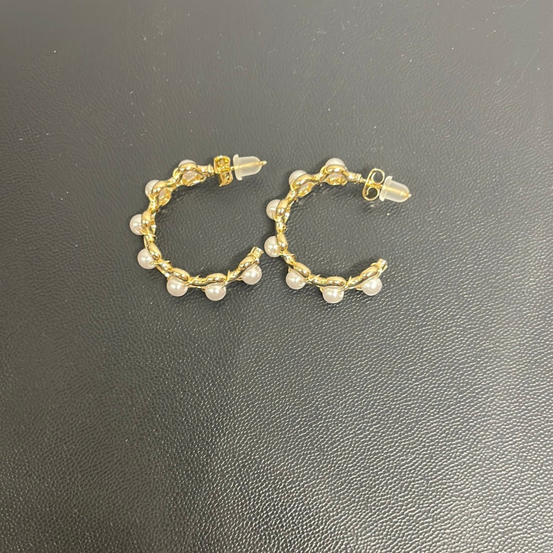 14K Gold Dipped Small Hoops