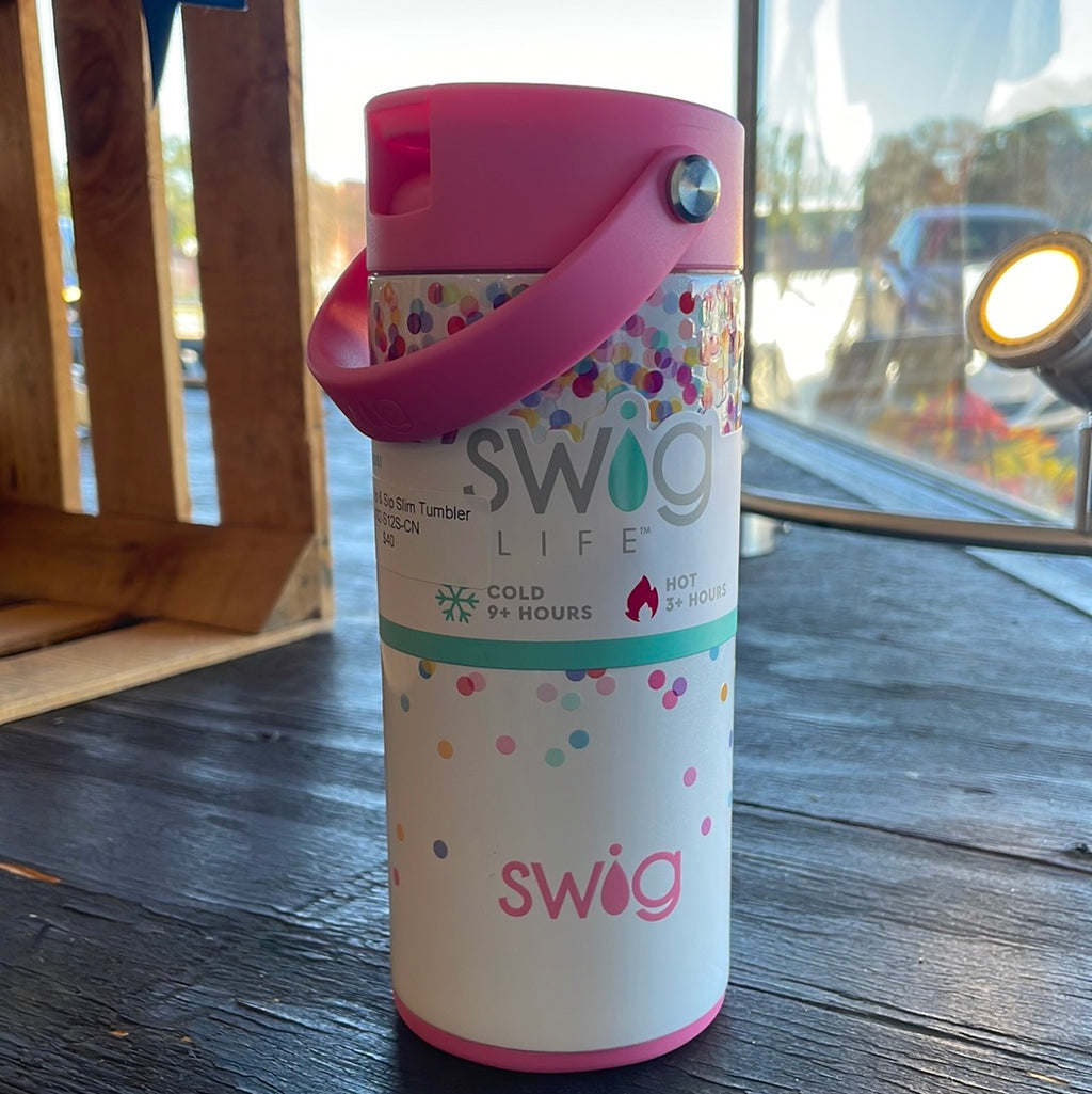 Swig Life - Flip + Sip Slim Tumbler - Confetti – Sunset & Co.