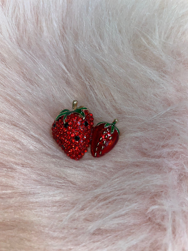 Stoned Double Strawberry Pin