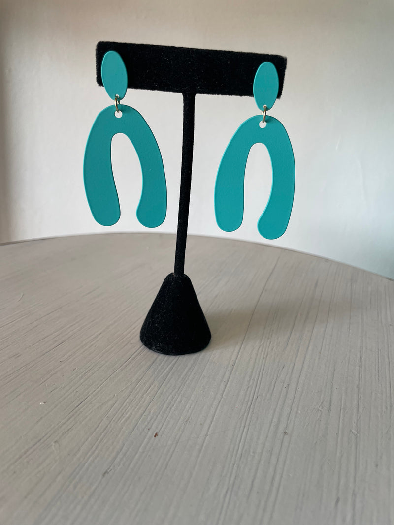 Solid Color Arch Earrings